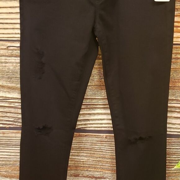 AG Women's  ⚫ Distressed jean leggings size 28 NWT - Picture 4 of 9